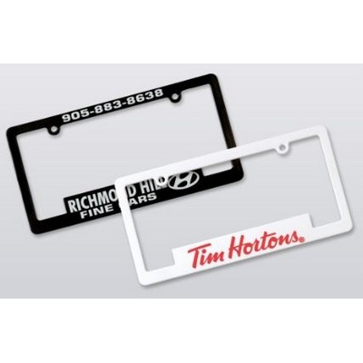 Plastic License Plate Frame (4-Color)